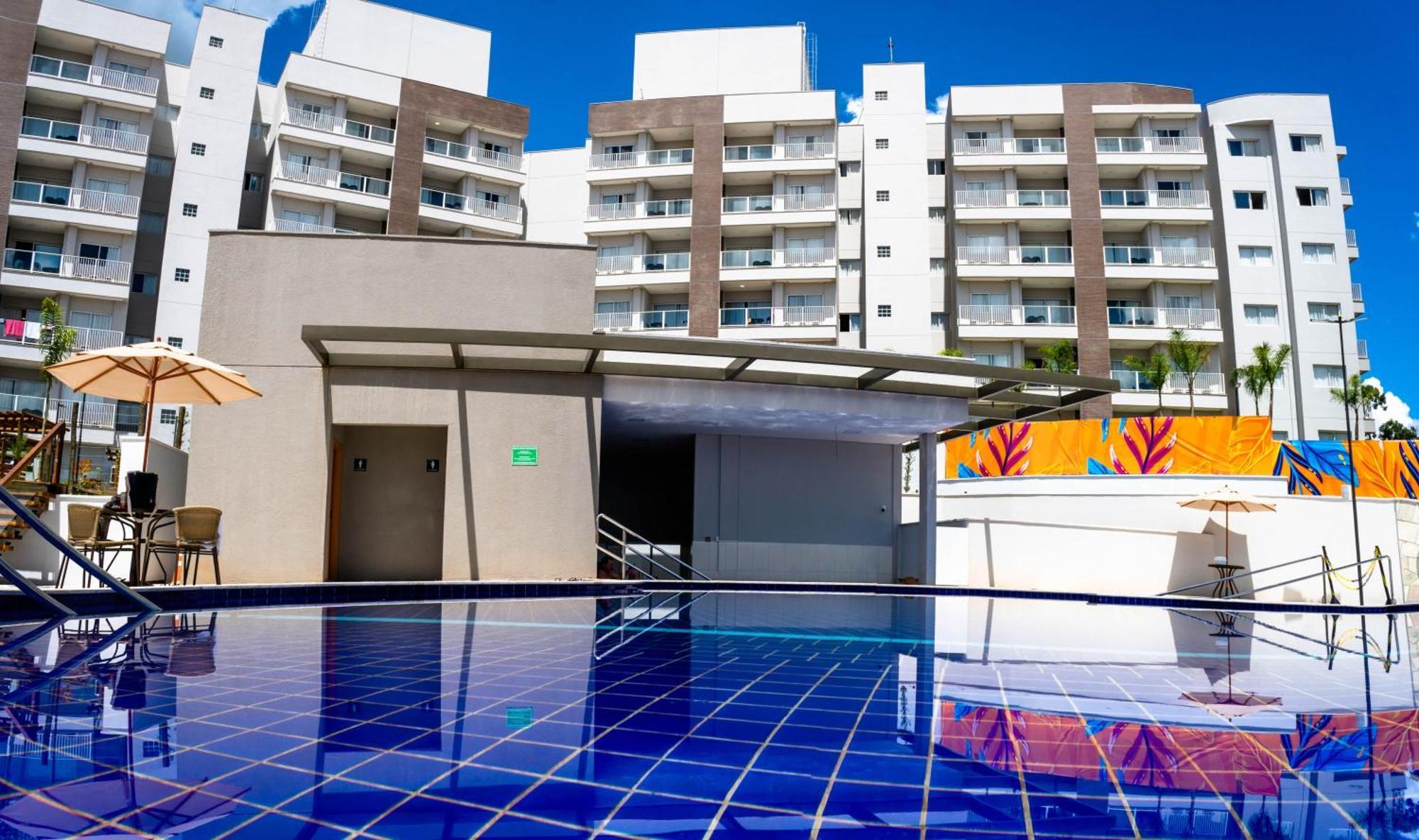 Lagoa EcoTowers Resort - Acesso gratuito ao Lagoa Termas Parque e Ecopraia Caldas Novas Exterior foto
