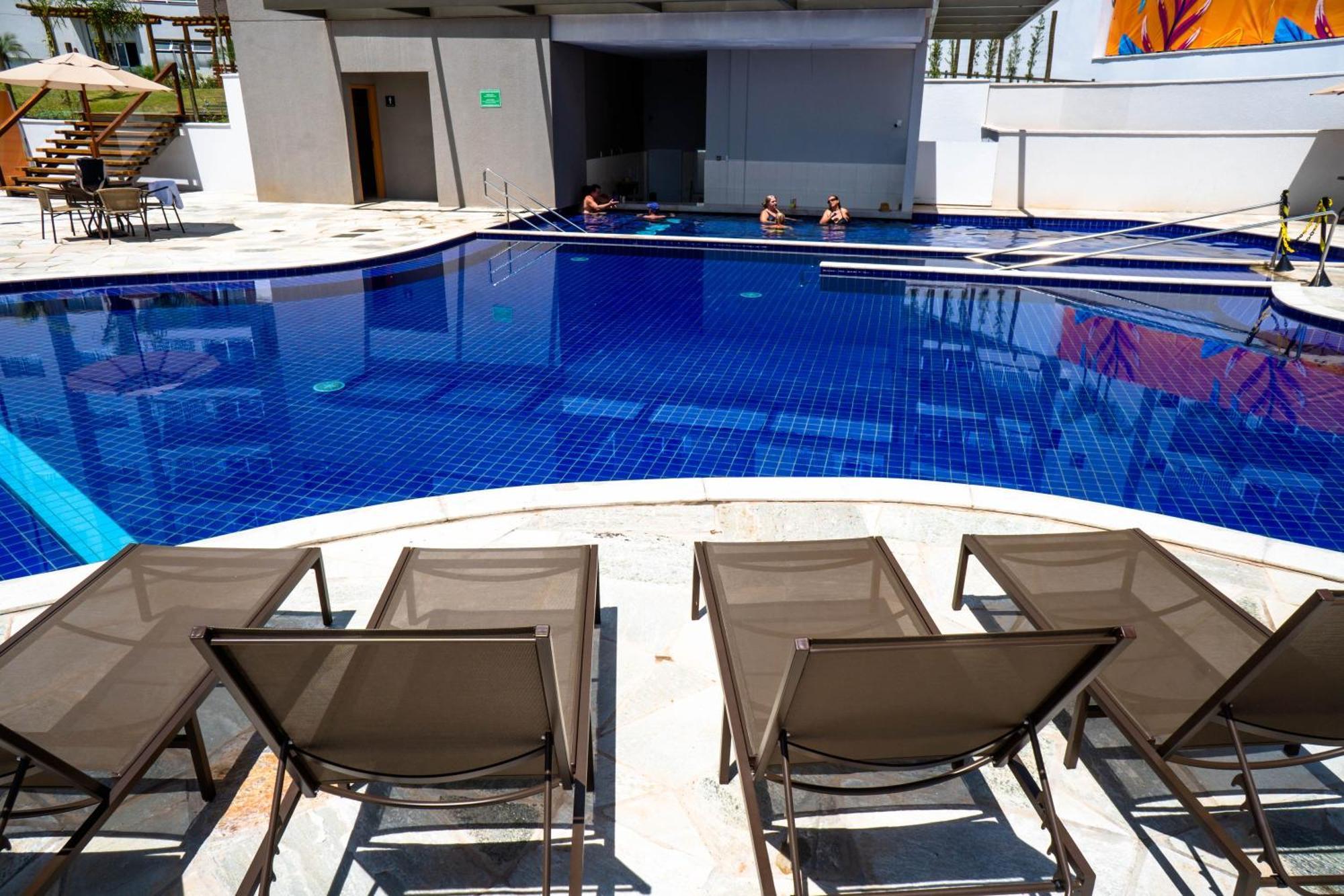 Lagoa EcoTowers Resort - Acesso gratuito ao Lagoa Termas Parque e Ecopraia Caldas Novas Exterior foto